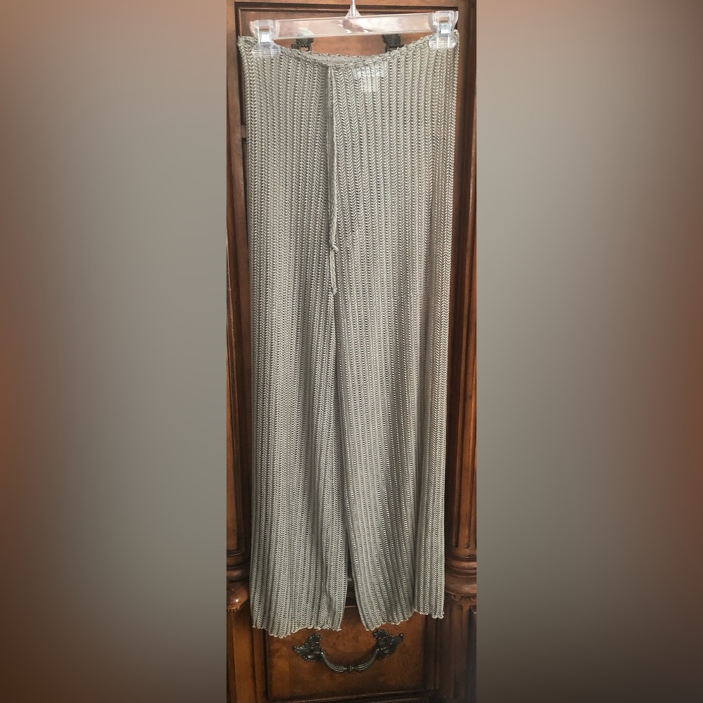 See through coverup. Size Small. Bottoms.